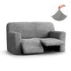 2 Seater Recliner Slipcover, Comfort Collection – Ash, product view | Ash