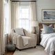 Barrel Chair Slipcover, Comfort Collection – Macadamia, interior view 1 | Macadamia