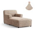 Tapioca Chaise Lounge Slipcover, Microfibra Collection