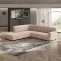 Tapioca Fullback Support Sectional Sofa Slipcover (Left Chaise), Microfibra Collection