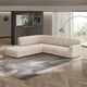 Fullback Support Sectional Sofa Slipcover (Left Chaise), Comfort Collection – Macadamia, detail view | Macadamia