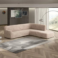 Tapioca Fullback Support Sectional Sofa Slipcover (Right Chaise), Microfibra Collection