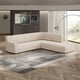Fullback Support Sectional Sofa Slipcover (Right Chaise), Comfort Collection – Macadamia, detail view | Macadamia