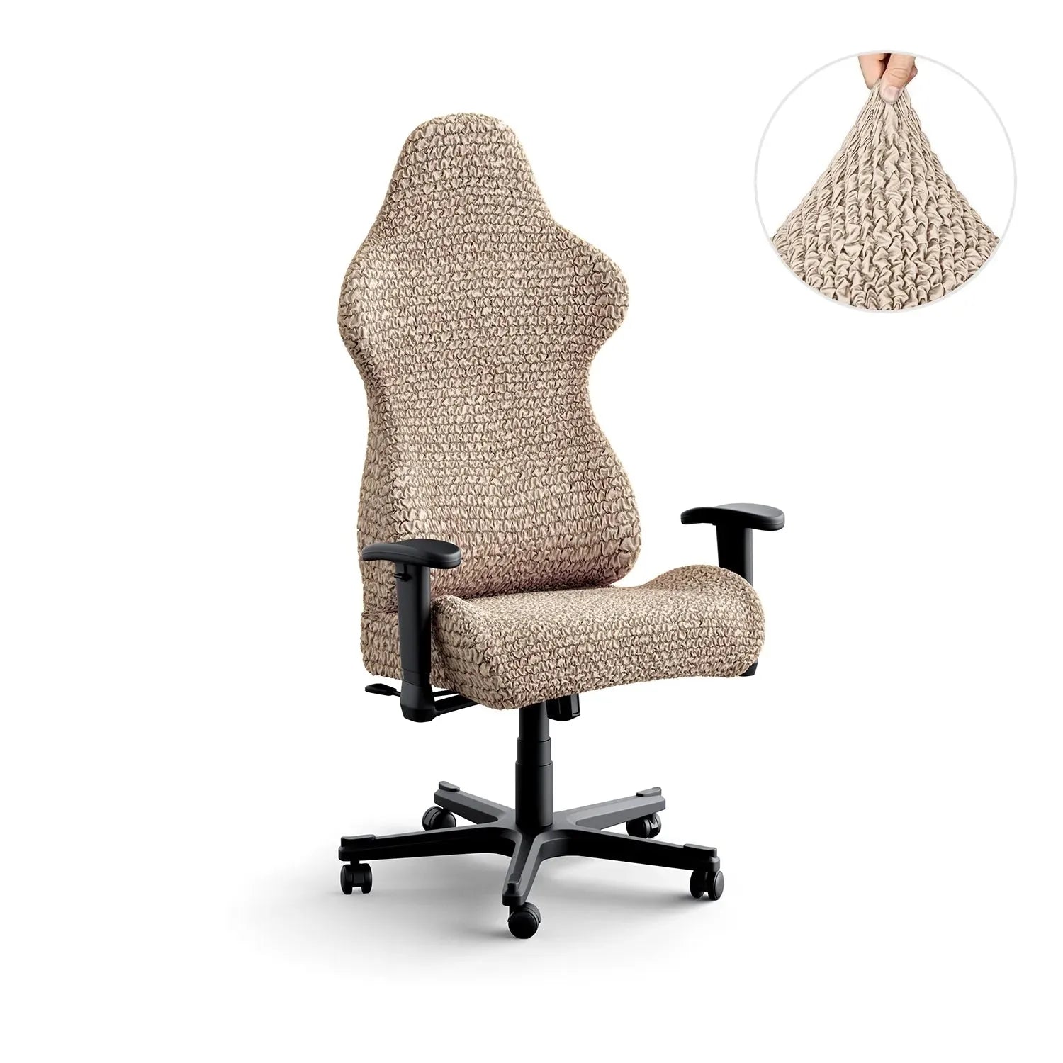 Tapioca Office / Gaming Chair Slipcover, Microfibra Collection