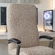 Office Chair Slipcover, Comfort Collection – Macadamia, interior view 2 | Macadamia