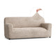 Sofa 3 Seater Slipcover, Comfort Collection – Macadamia, front view | Macadamia