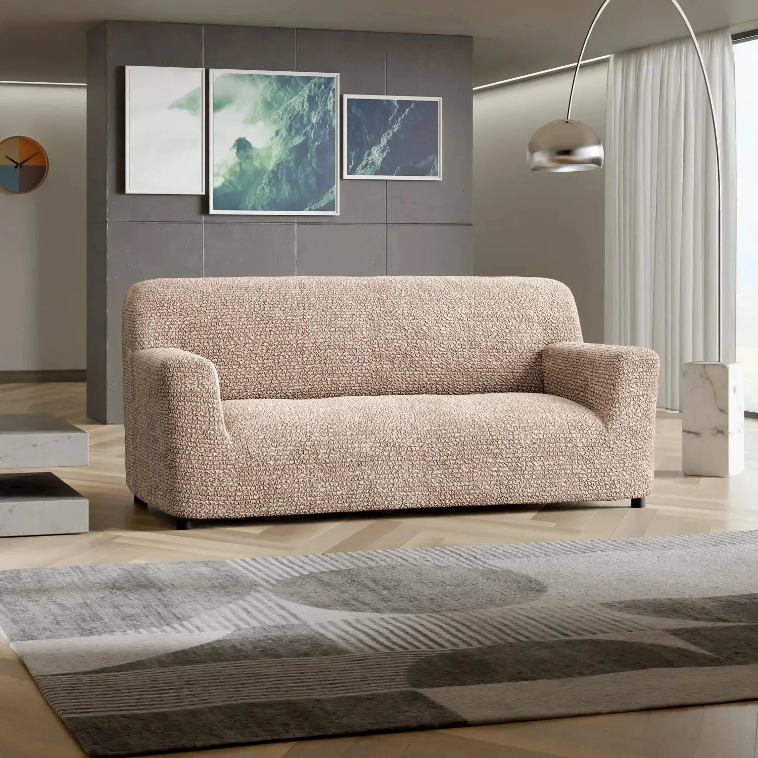 Tapioca Sofa 3 Seater Slipcover, Microfibra Collection