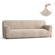 Sofa 4 Seater Slipcover, Comfort Collection – Macadamia, front view | Macadamia