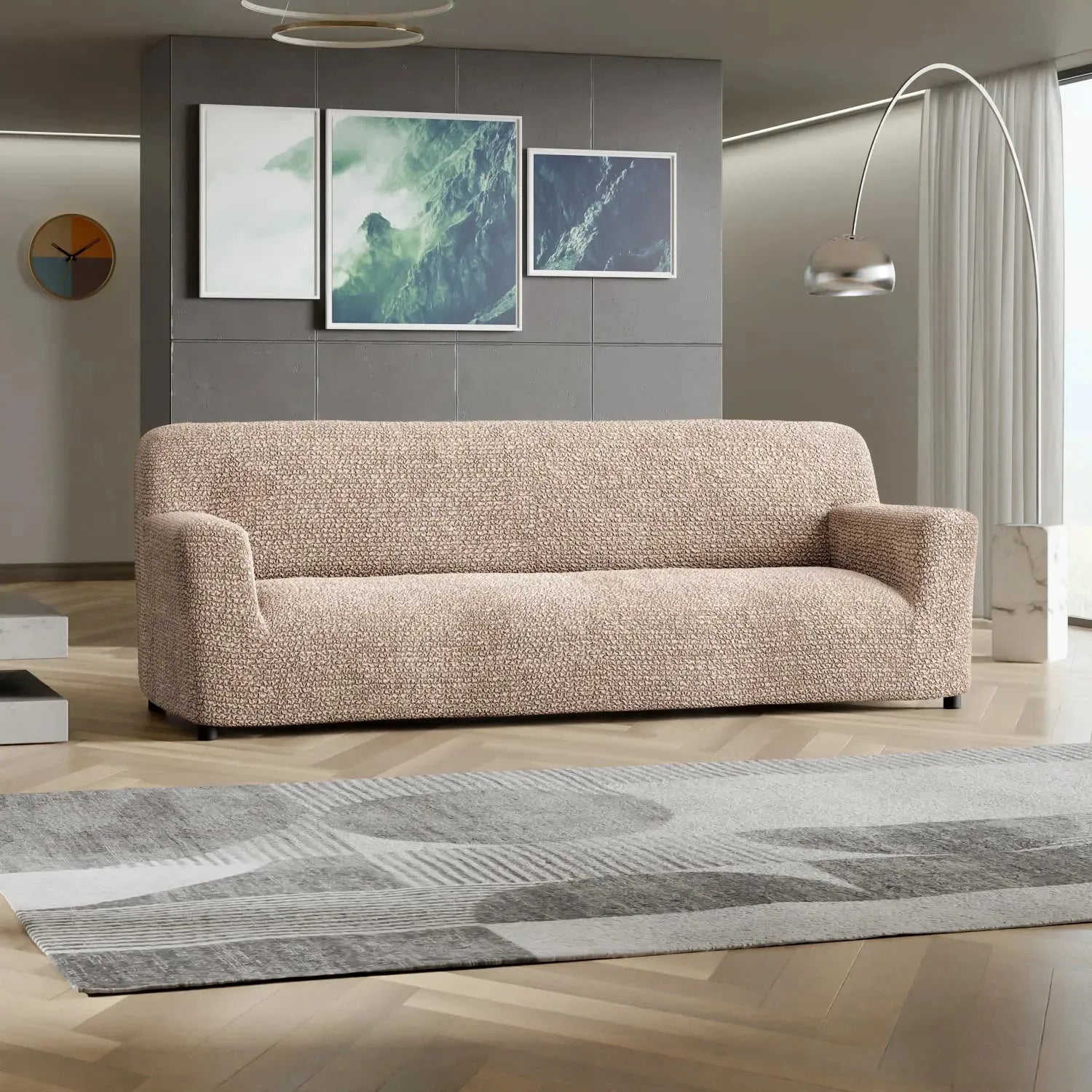 Tapioca Sofa 4 Seater Slipcover, Microfibra Collection