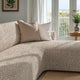 L-Shaped Sofa Slipcover (Right Chaise), Comfort Collection – Macadamia, interior view 3 | Macadamia