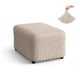 Ottoman Slipcover (Medium), Comfort Collection – Macadamia, front view | Macadamia