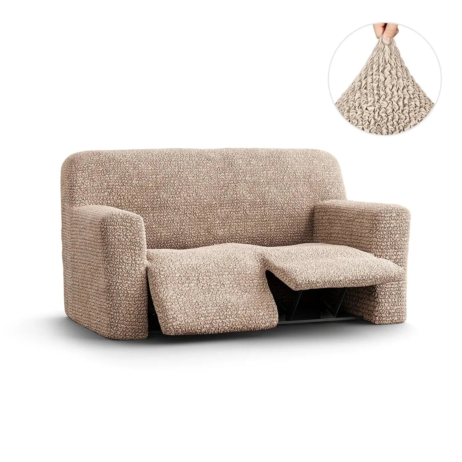 Tapioca 2 Seater Recliner Slipcover, Microfibra Collection