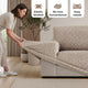 Loveseat 2 Seater Slipcover, Comfort Collection – Macadamia, product view | Macadamia