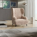 Tapioca Wingback Chair Slipcover, Microfibra Collection