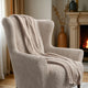 Wingback Chair Slipcover, Comfort Collection – Macadamia, interior view 2 | Macadamia