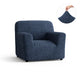 Armchair Slipcover, Comfort Collection – Navy Blue, front view | Navy Blue