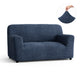 Loveseat 2 Seater Slipcover, Comfort Collection – Navy Blue, front view | Navy Blue