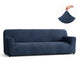 Sofa 4 Seater Slipcover, Comfort Collection – Navy Blue, front view | Navy Blue