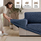 Sofa 3 Seater Slipcover, Comfort Collection – Navy Blue, product view | Navy Blue
