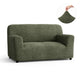 Loveseat 2 Seater Slipcover, Comfort Collection – Moss Green, front view | Moss Green