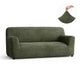 Sofa 3 Seater Slipcover, Comfort Collection – Moss Green, color swatch | Moss Green