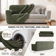 Sofa 4 Seater Slipcover, Comfort Collection – Moss Green, color swatch | Moss Green