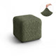Ottoman Slipcover (Small), Comfort Collection – Moss Green, front view | Moss Green