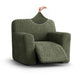 Reclining Armchair Slipcover, Comfort Collection – Moss Green, front view | Moss Green