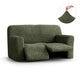 2 Seater Recliner Slipcover, Comfort Collection – Moss Green, front view | Moss Green