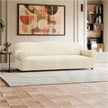 Cream Sofa 4 Seater Slipcover, Mille Righe Collection