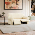 Cream 2 Seater Recliner Slipcover, Mille Righe Collection