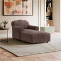 Brown Chaise Lounge Slipcover, Mille Righe Collection