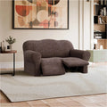 Brown 2 Seater Recliner Slipcover, Mille Righe Collection