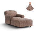 Camel Chaise Lounge Slipcover, Mille Righe Collection