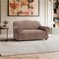 Camel Loveseat 2 Seater Slipcover, Mille Righe Collection