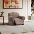 Camel Reclining Armchair Slipcover, Mille Righe Collection