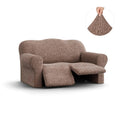 Camel 2 Seater Recliner Slipcover, Mille Righe Collection