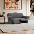 Dark Grey 2 Seater Recliner Slipcover, Mille Righe Collection