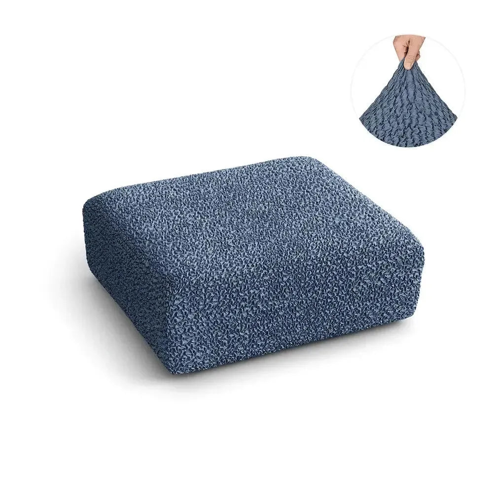 Blue Seat Cushion Cover, Mille Righe Collection