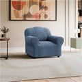 Blue Armchair Slipcover, Mille Righe Collection