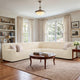 Large Corner Sofa Slipcover, Embrace Collection – Cream, interior view 1 | Cream