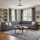 Large Corner Sofa Slipcover, Embrace Collection – Dark Grey, interior view 1 | Dark Grey