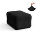 Ottoman Slipcover (Medium), Embrace Collection – Black, product view | Black