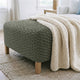 Ottoman Slipcover (Medium), Embrace Collection – Moss Green, interior view 2 | Moss Green