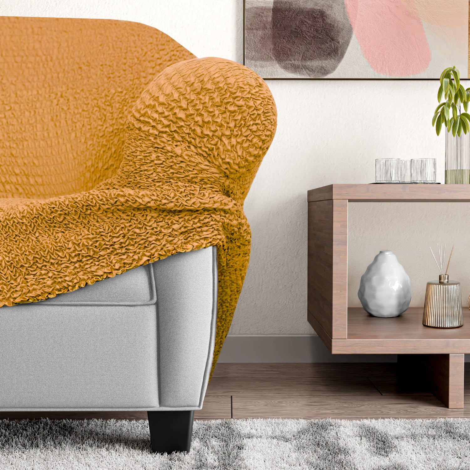 Mango Armchair Slipcover, Microfibra Collection