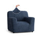 Armchair Slipcover, Comfort Collection – Navy Blue, front view | Navy Blue
