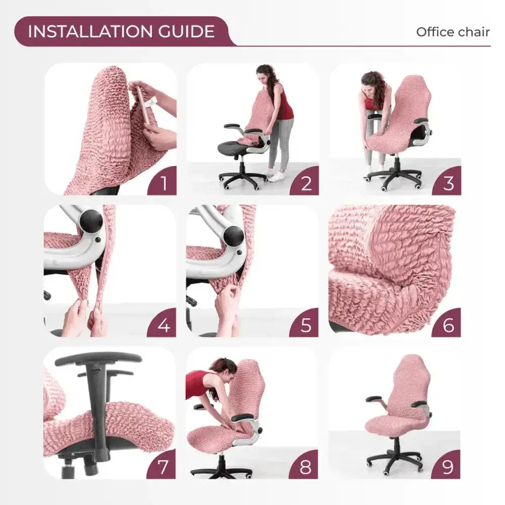 Tapioca Office / Gaming Chair Slipcover, Microfibra Collection