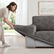 Loveseat 2 Seater Slipcover, Printed Collection – Mediterra Graphite, product view | Mediterra Graphite