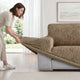 Loveseat 2 Seater Slipcover, Printed Collection – Mediterra Mocha, product view | Mediterra Mocha