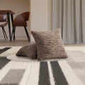 Wavy Sand Pillow Slipcovers 2 Pcs Set (18x18 in),  Microfibra Printed Collection